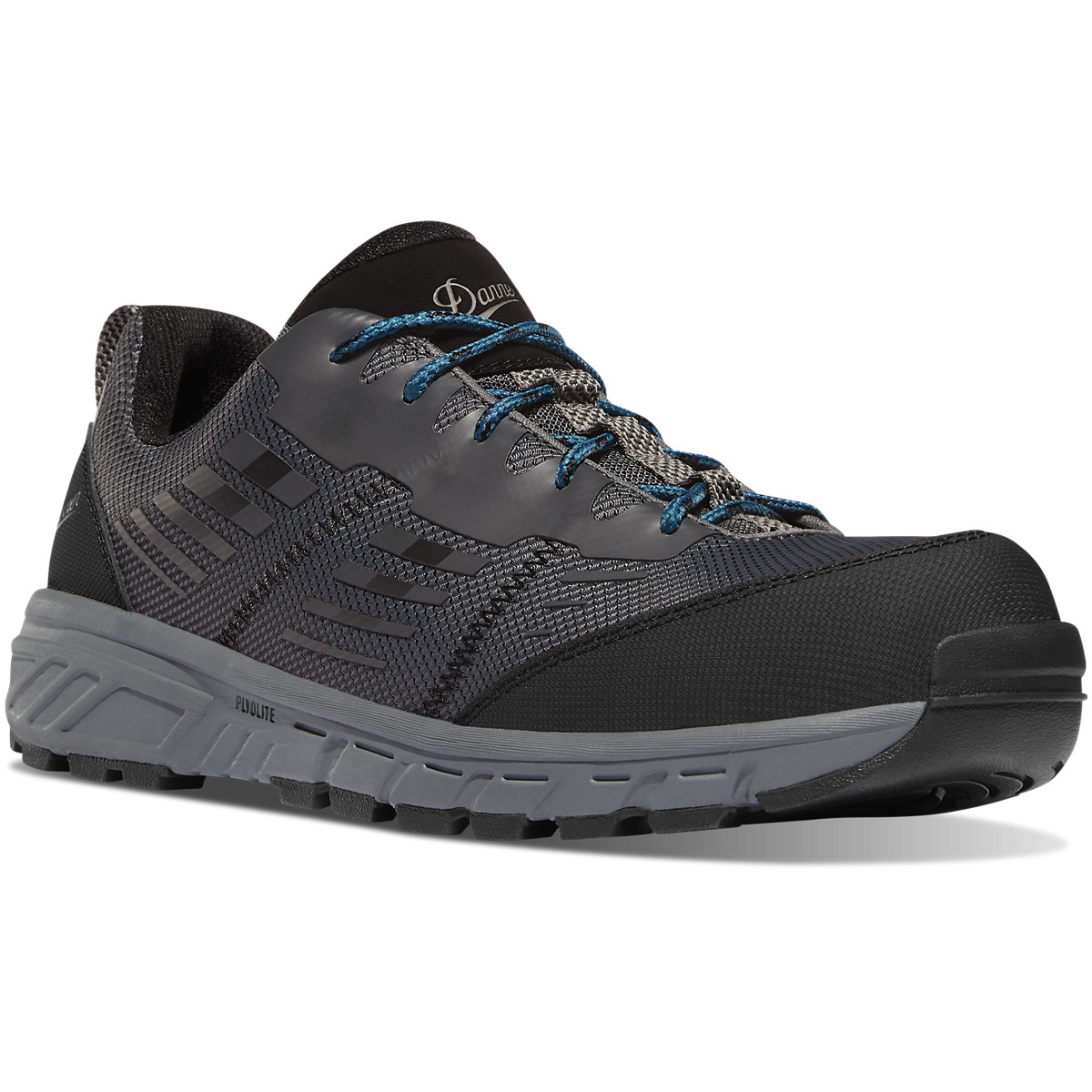 Danner Run Time 3 Composite Toe Dark Grey/Black Work Shoes Mens - South Africa 81376OCTY